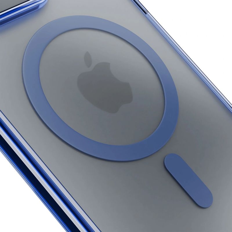26. 3mk Frosty MagCase Blue Hülle für Apple iPhone 15 Pro – blau