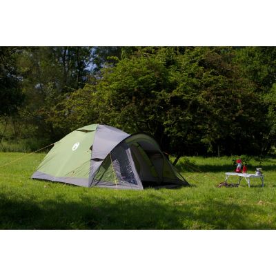 4. Coleman Darwin 3 Plus 3-Personen-Zelt Grün - Grau
