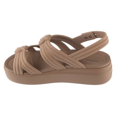 2. Crocs Brooklyn Knot Low Wedge Sandal 212864-2Q9 Braun 36/37