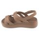 2. Crocs Brooklyn Knot Low Wedge Sandal 212864-2Q9 Braun 36/37