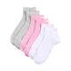 Puma Quarter Plain Socken, 3er-Pack, rosa, weiß, grau, 938589 11