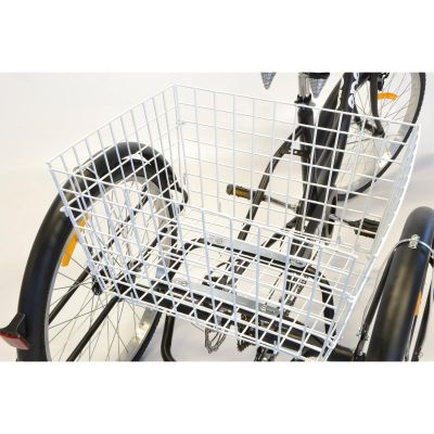 10. Dreirad, 24 Zoll, schwarz, Shimano 6-Gang