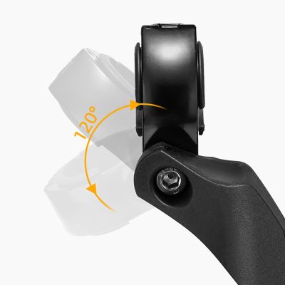 8. Wozinsky WLR-01I Rückspiegel links für Fahrräder – Schwarz