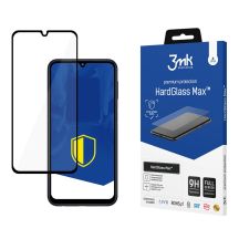 Verstärktes, vollflächiges Schutzglas aus gehärtetem Glas (3MK HardGlass Max, Schwarz) für Samsung Galaxy M34 5G