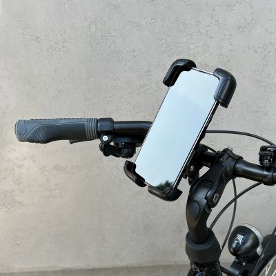 14. Wozinsky starker Handyhalter für Fahrrad-, Motorrad-, Rollerlenker, schwarz (WBHBK6)