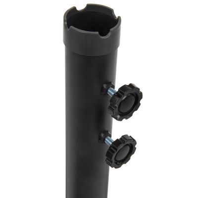 23. 300 cm Faltbarer Gartenschirm an einem Bügel, Anthrazitgrau