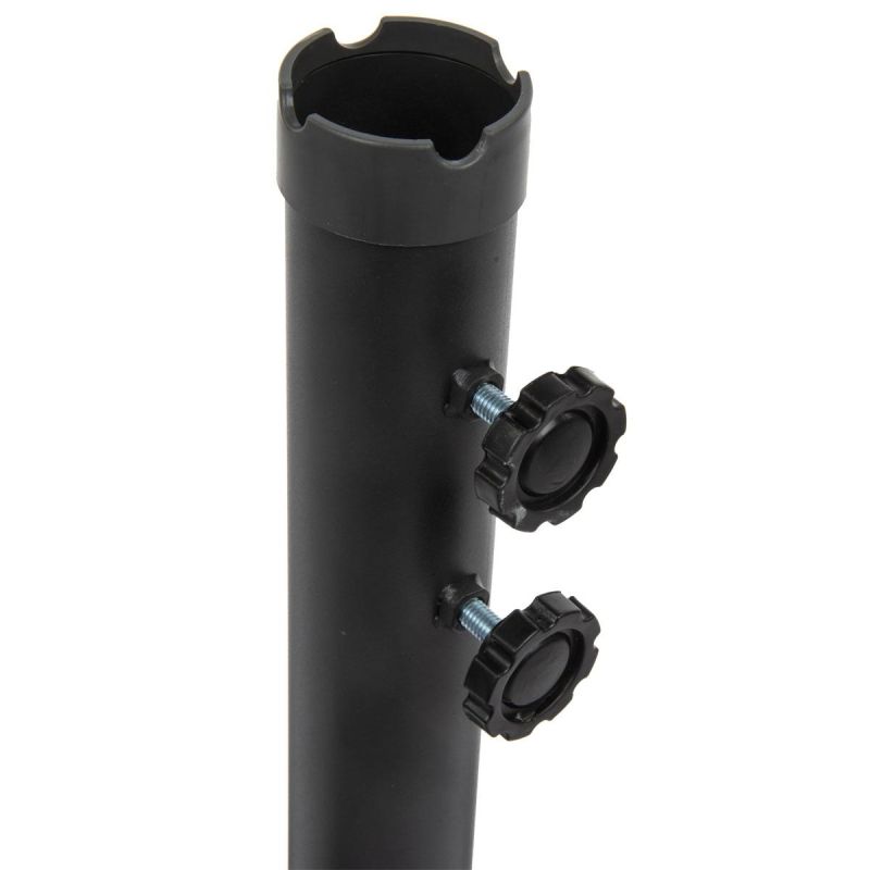 23. 300 cm Faltbarer Gartenschirm an einem Bügel, Anthrazitgrau