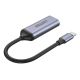 2. UNITEK V1416B Kabeladapter 0,15 m USB Typ-C HDMI Grau