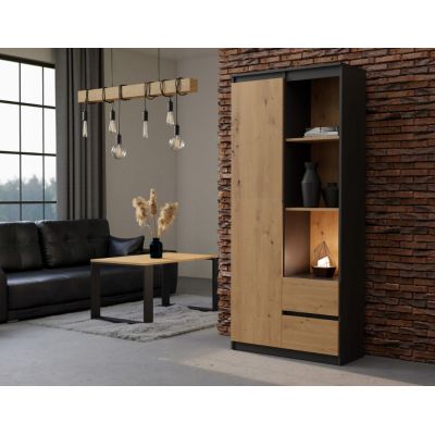 4. RS-80 BILY BÜROREGAL-SET ANTHRAZIT/ARTISAN