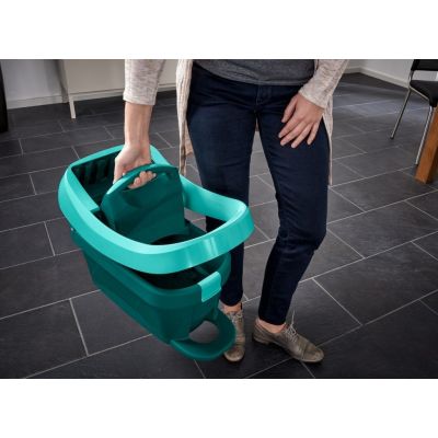 11. Leifheit Profi Set auf Rädern XL (Mopp + Eimer + Auswringer)