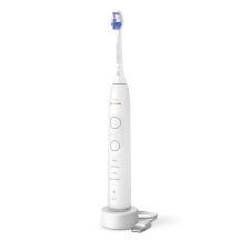 Philips 7100 HX7429/02 Schallzahnbürste, für Erwachsene, Schallzahnbürste, tägliche Pflege, Zahnfleischschutz, sanft, aufhellend, 62.000 Bewegungen pro Minute, Schwarz, Weiß, 2 Min., 4 x 30 Sek.