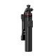 12. Selfie Stick WC12YDS Teleskopstativ 1,3 m aus Aluminiumlegierung mit Dual-Licht und Telefonhalter – Schwarz