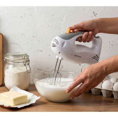 9. Esperanza Donut EKM009 Handmixer (250W; weiß)