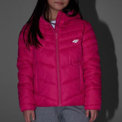 9. Jacke für Mädchen 4F F0739 Fuchsia 4FJWSS26TDJAF0739 55S