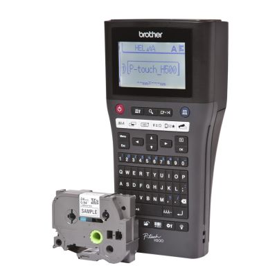 9. Brother PT-H500 Etikettendrucker, 180 x 180 dpi, 30 mm/s, kabelgebunden, TZe, QWERTY