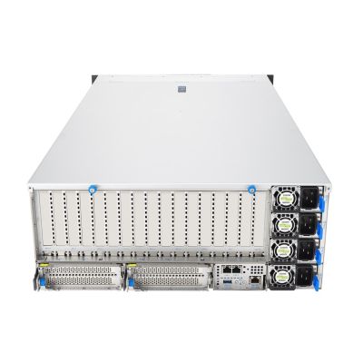 11. Asus Rack-Plattform (4U) ESC8000A-E13P AMD EPYC 9005 (8xNVMe, 2xM.2, 2x10Gbe, IPMI, 3200W)