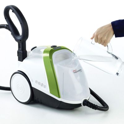 7. Polti Vaporetto Smart 110 Eco Dampfreiniger, Leistung 1500 W, Dampfdruck 4 bar, Wassertankkapazität 2 l, Weiß/Grün