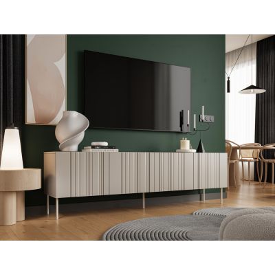 3. ISLA TV-Schrank 200x40x60 Kaschmir matt