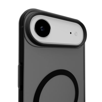 6. Puro Daylight Magsafe kompatible Silikonhülle für iPhone 17 Air – durchscheinendes Schwarz