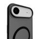 6. Puro Daylight Magsafe kompatible Silikonhülle für iPhone 17 Air – durchscheinendes Schwarz