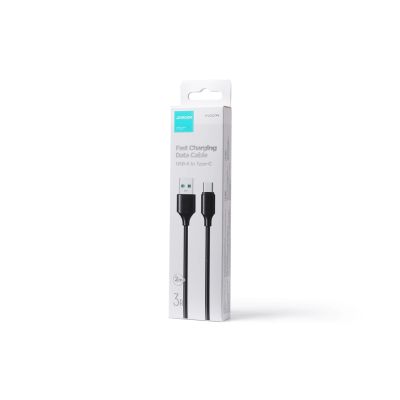5. Joyroom Langlebiges USB-A/USB-C-Kabel der Serie A9 (3 A, 2 m) – Schwarz