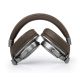 6. Muse M-278 BT Kabelloses Headset mit Kopfbügel, Micro-USB, Bluetooth, Braun, Silber