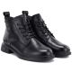 8. Schwarze, gefütterte Damen-Ankle-Boots aus Leder, Vinceza 39953