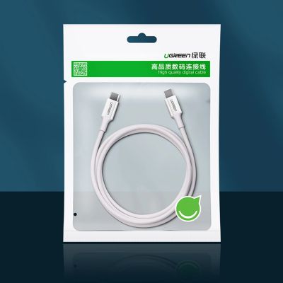 10. Ugreen US264 60519 USB-C / USB-C PD QC AFC Kabel 1,5 m – weiß