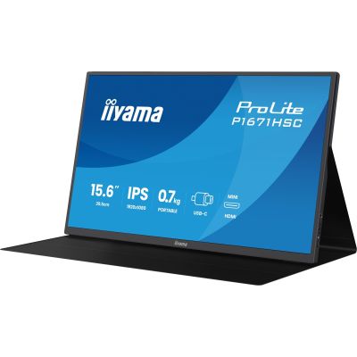 6. iiyama ProLite P1671HSC-B1 Computermonitor 39,6 cm (15,6 Zoll) 1920 x 1080 Pixel Full HD LED Schwarz