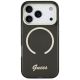 3. Guess IML Script Metal MagSafe Hülle für iPhone 17 Pro Max – Schwarz