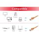 3. Equip 606611 Orange 30m Cat6a S/FTP (S-STP) Netzwerkkabel