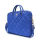 Guess Quilted 4G-Tasche für einen 16-Zoll-Laptop – Blau