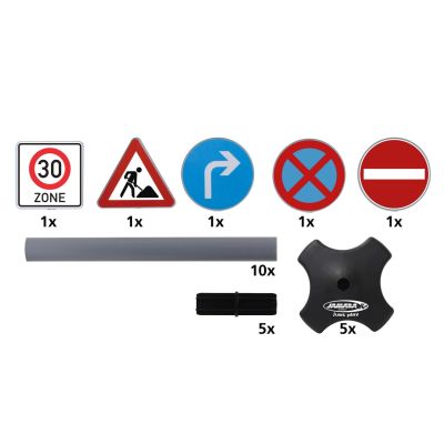 8. Jamara 460293 Schaukelspielzeug-Zubehörset mit Verkehrsschildern