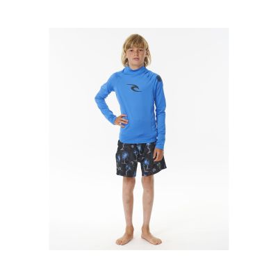 3. Lycra RIP CURL Waves Langarmshirt für Jungen, blau