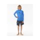 3. Lycra RIP CURL Waves Langarmshirt für Jungen, blau