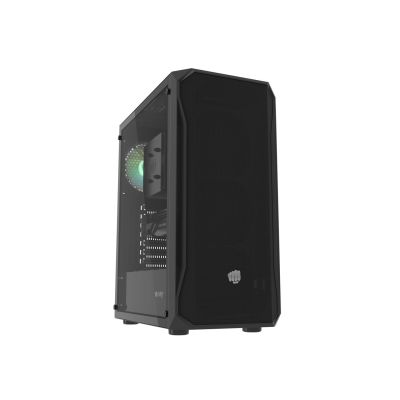 53. FURY COMPUTERGEHÄUSE FURY SHOBO RGB MIDI TOWER MIT FENSTER SCHWARZ