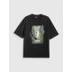 5. Locker geschnittenes Damen-T-Shirt mit Aufdruck 4F 4FRSS26TTSHF3706-20S