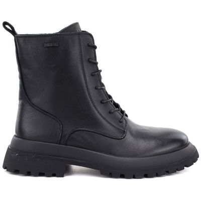 2. Damen-Ankle-Boots aus Leder, gefüttert, schwarz, Big Star UU274375