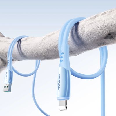 9. Joyroom S-A59 Vibrant Series 3A USB-A - Lightning Kabel 1,2 m - blau