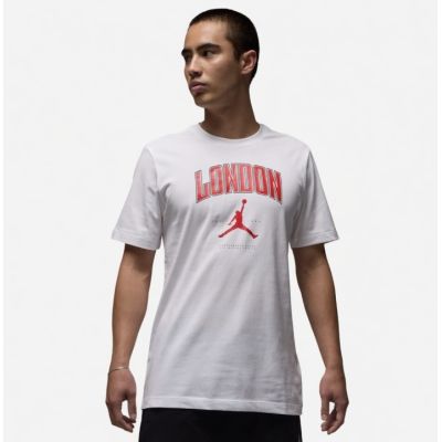 Air Jordan London City Jumpman Herren-T-Shirt Weiß - HQ0398-100