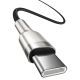 2. Baseus Cafule Series Metal Data USB-C / USB-C PD QC SCP 100W 5A 2 m Kabel - Schwarz