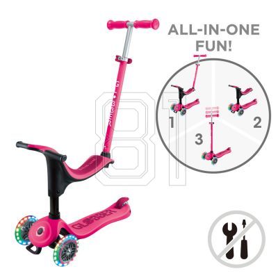 2. Roller mit Sitz GO•UP SPORTY LIGHTS (452-610-4 S)