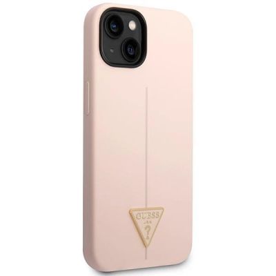 4. Guess GUHCP14SSLTGP iPhone 14 6.1" pink/pink Hardcase Silikondreieck