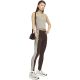 6. adidas Essentials Leggings mit 3 Streifen für Damen, Braun, KS6286