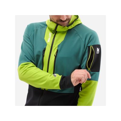 7. MILLET M PIERRAENT HOODIE Herren-Skijacke schwarz