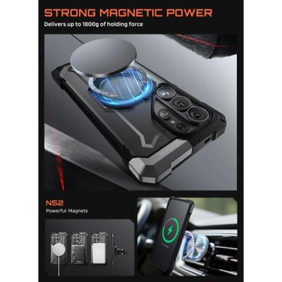3. Supcase UB Grip Mag MagSafe Hülle für Samsung Galaxy S26 Ultra - Schwarz