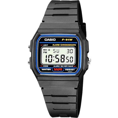 Herrenuhr CASIO F-91W-1YEG + Box