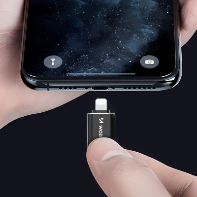 7. Wozinsky WALC-01 Lightning auf USB-C Adapter - Schwarz