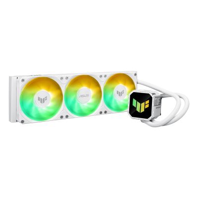 2. ASUS TUF Gaming LC III 360 ARGB White Edition Computergehäuse mit All-in-One-Flüssigkeitskühlung (12 cm)