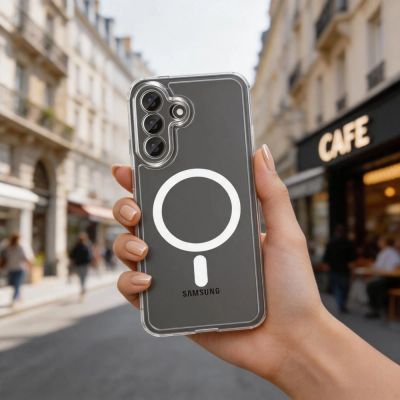 15. Tech-Protect FlexAir Hybrid MagSafe Hülle für Samsung Galaxy A27 5G – Transparent